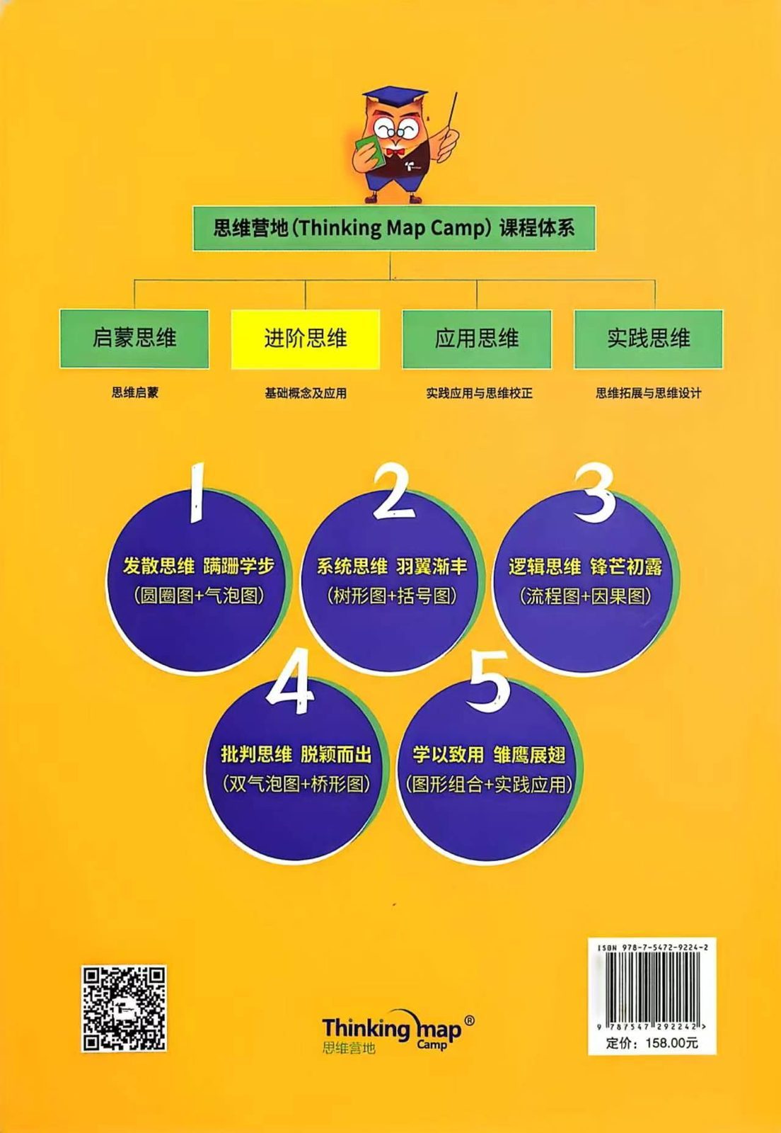 轻松玩转思维力进阶篇封底·思维营地图书体系·深圳启迪文化教育